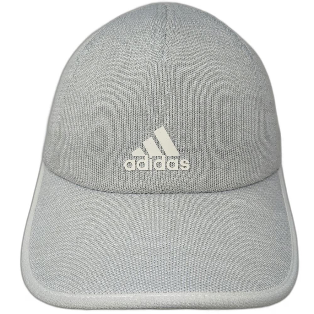 Adidas Baseball Cap Gray One Size ClimaCool Breathable Adjustable Strapback Hat
